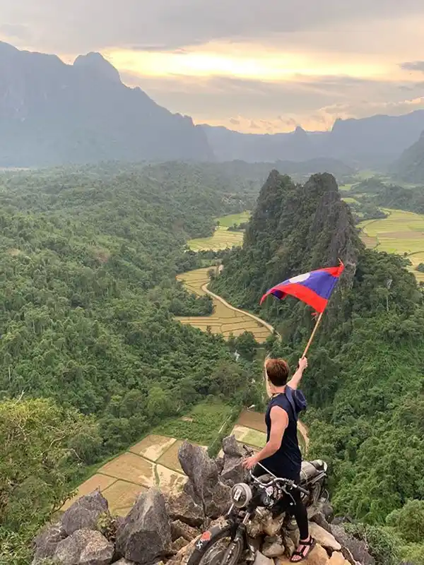 Vang Vieng karst mountains